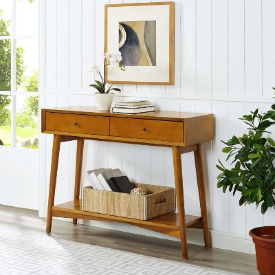 Landon Console Table Acorn - Crosley - Image 6