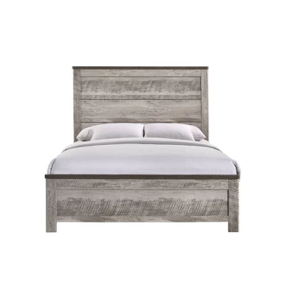 Adam Panel Bed Gray - Picket House Furnishings