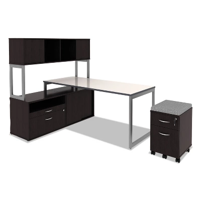 Alera Open Office Series Low File Cab Cred 29 1/2 X 19 1/8 X 22 7/8 Espresso LS583020ES - Image 4