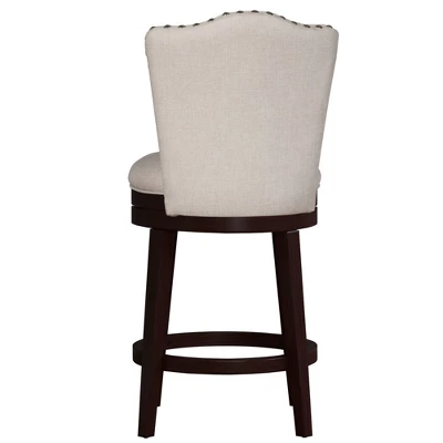 Edenwood Swivel Counter Height Barstool Cream - Hillsdale Furniture - Image 4