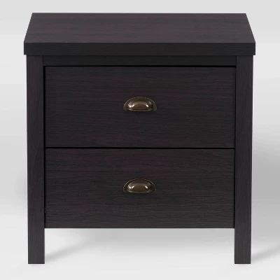 Boston Nightstand Black - CorLiving - Image 2