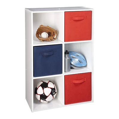 Closetmaid 899600 Decorative Home Stackable 6 Cube Cubeicals Organizer Storage In White With Hardware For Home, Office, Closet, Or Toys - Image 3