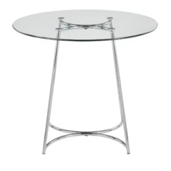 35" Cece Tempered Dining Table - LumiSource