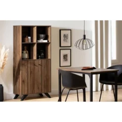 Flam Storage Unit Natural Walnut - South Shore