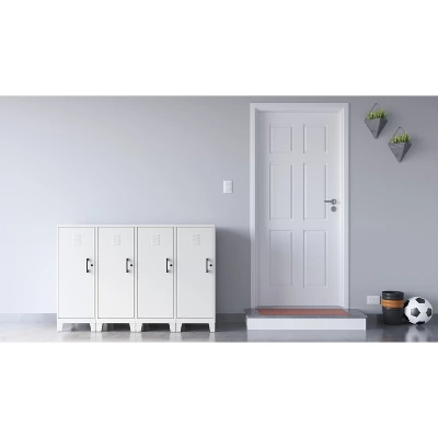 Space Solutions 42.5" High 3 Shelf Storage Locker Cabinet - Image 6