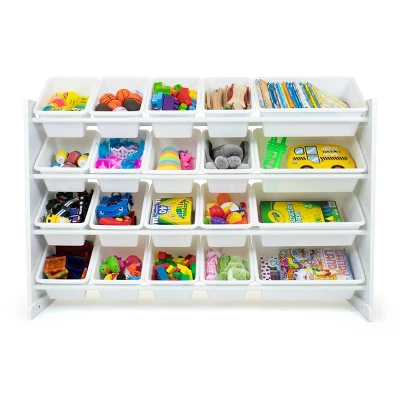 Cambridge Extra Large Toy Storage Organizer With 20 Storage Bins White - Humble Crew - Image 4