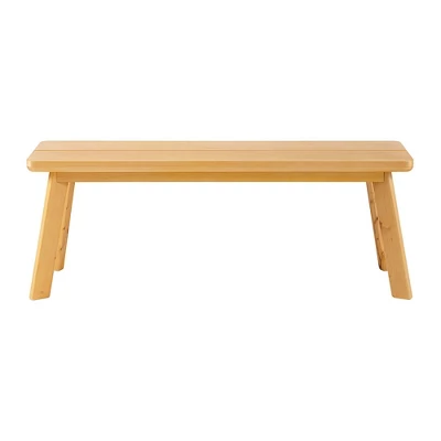 48" Shelburne Dining Bench Warm Natural - Alaterre Furniture - Image 2