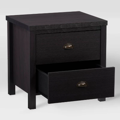 Boston Nightstand Black - CorLiving - Image 3
