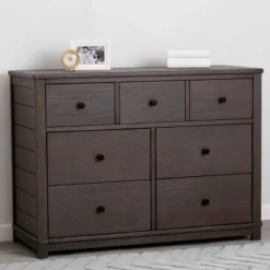 Simmons Kids' Monterey 7 Drawer Dresser With Interlocking Drawers