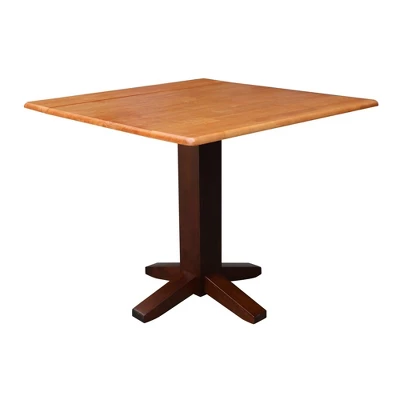36" Sanders Square Dual Drop Leaf Dining Table - International Concepts - Image 13