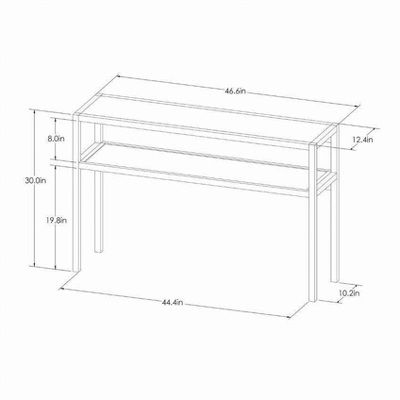 Warwick Narrow Console Table - Threshold⢠- Image 6