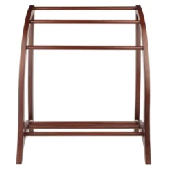 Betsy Blanket Rack - Antique Walnut - Winsome