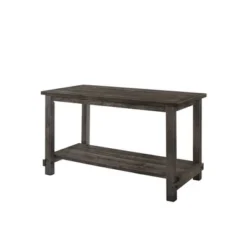 60" Martha Li Dining Table Weathered Gray - Acme Furniture