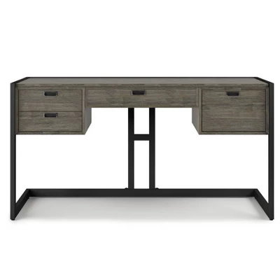 Arley Desk Weathered Gray - WyndenHall - Image 6
