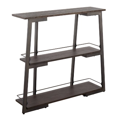 41" Converge 3 Shelf Vertical Bookcase - Lumisource - Image 10