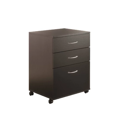 Essentials 3 Drawer Rolling Filing Cabinet - Nexera - Image 4