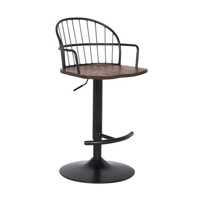 Edward Adjustable Metal Barstool - Armen Living - Image 7